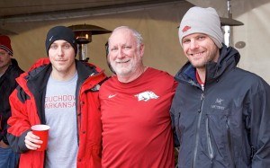 Mark Wagner (center) poses with his sons Colin (left) and Zack.