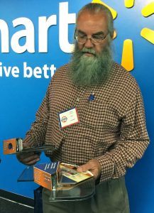 David Williamson of Fayetteville invented two corner shelves that mount with two screws either inside the corner or outside the corner. He pitched his Corner Mate product to Walmart buyers at Tuesday’s Open Call and was told to he needed sales history with Walmart.com before it could be placed inside Walmart’s stores. The Wal-Mart buyer said it was one of the most original and creative items she had seen all day.