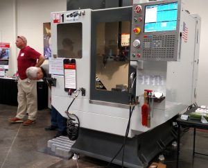 A Haas CNC cutting machine.