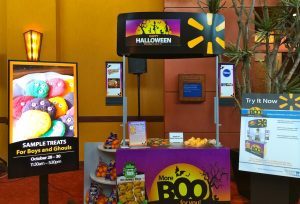 A Walmart Store Halloween booth display example at the 2016 Emerging Trends in Retail Conference in Rogers on Tuesday (June 14). 