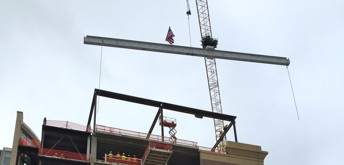 Mercy Hospital Hosts Topping Out Ceremony On 141 Million Hospital