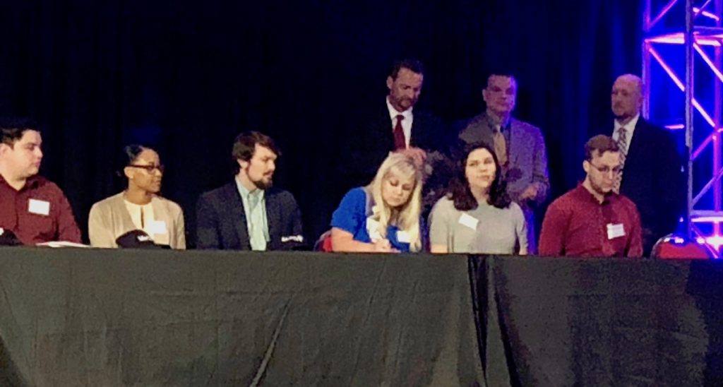 ‘Really cool’ signing day held for students at Fort Smith chamber event