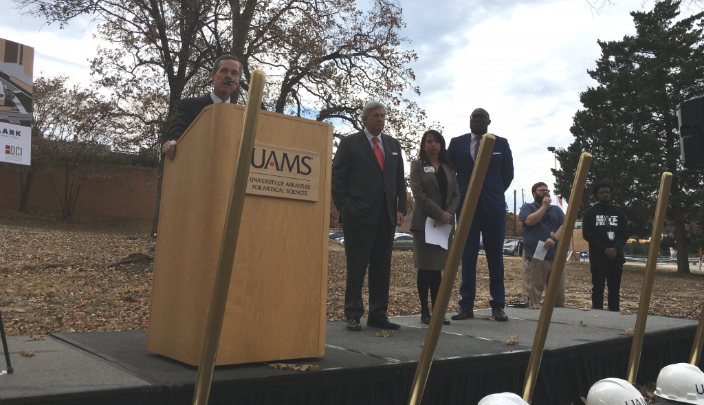 UAMS breaks ground on $150 million energy project at Little Rock campus - Talk Business & Politics image