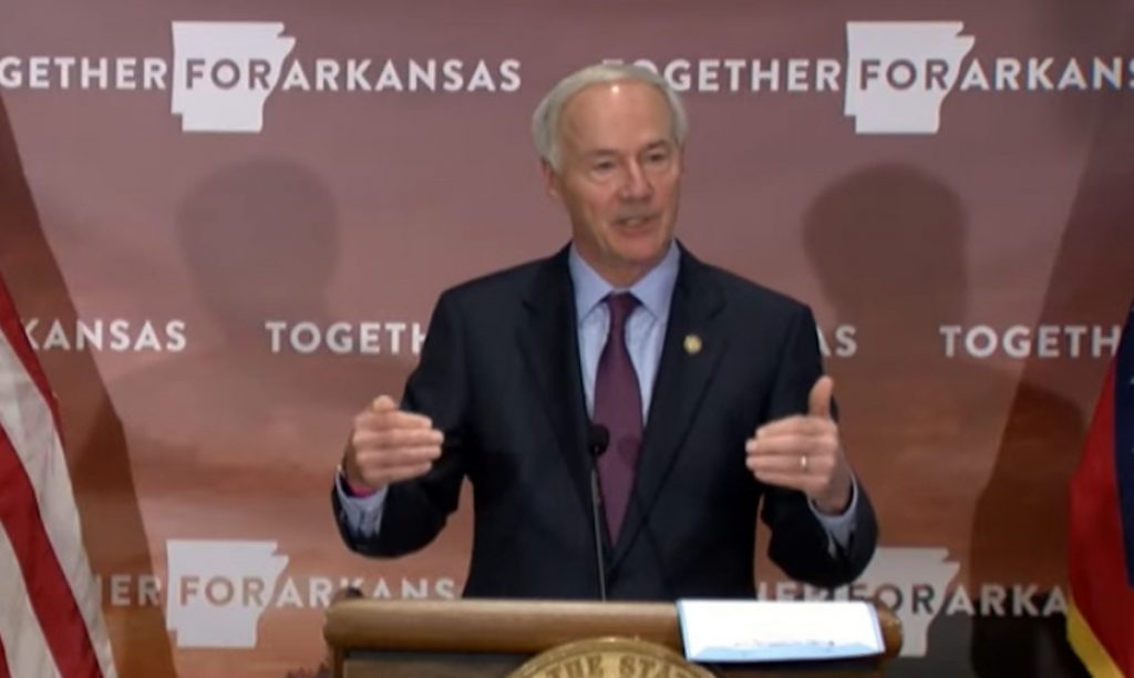 Poll Gov. Hutchinson job approval sits at 58 Talk Business & Politics